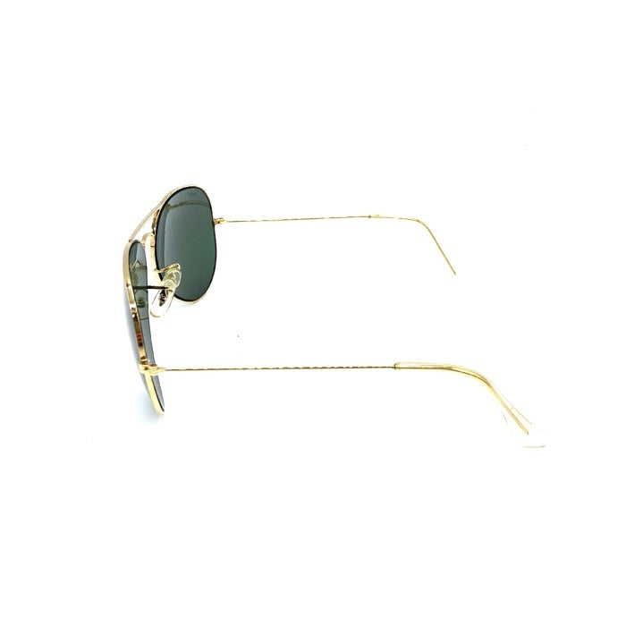 Ray-Ban レイバン B&L ボシュロム アビエーター グリーンレンズ ゴールドフレーム 62 14 サングラス グリーン 瑞穂店