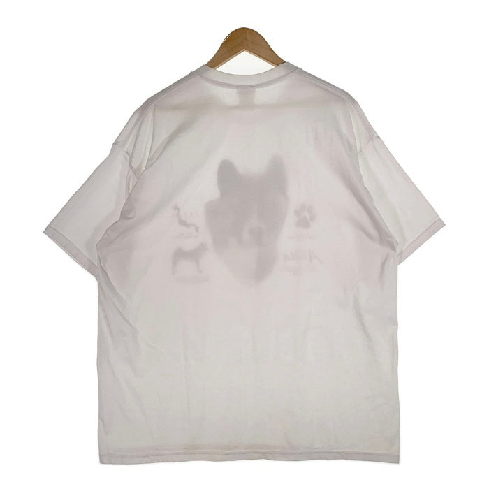 90-00's 秋田犬 プリントTシャツ ホワイト JERZEES 2枚タグ Size XXL 相当 福生店