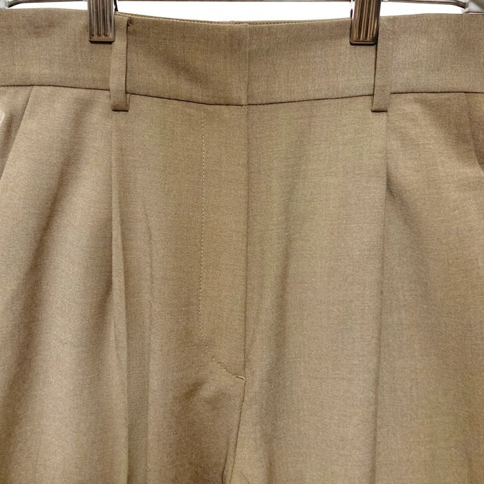CLANE クラネ 11110-7112 SEMI WIDE TUCK PANTS タックパンツ ベージュ size1 瑞穂店