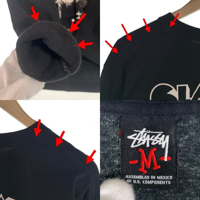 STUSSY ステューシー MILANO 5TH フォトプリント ロングスリーブTシャツ ブラック Size M 福生店