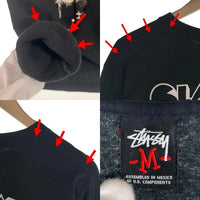 STUSSY ステューシー MILANO 5TH フォトプリント ロングスリーブTシャツ ブラック Size M 福生店