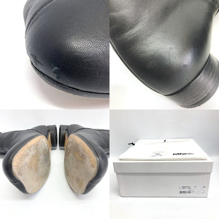 MM6 Maison Margiela エムエムシックス メゾンマルジェラ S59WU0237 アナトミック アンクルブーツ ブラック size40 瑞穂店