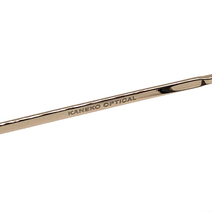 UNITED ARROWS ユナイテッドアローズ KANEKO OPTICAL 金子眼鏡 別注 Logan ローガン ボストン メガネ アイウェア ブラック ゴールド 福生店