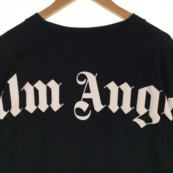 Palm Angels パームエンジェルス ネック バックロゴプリントTシャツ ブラック PMAA002R21JER001 Size XL 福生店
