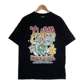 XLARGE エクストララージ グラフィックプリント Tシャツ ブラック 101232011026 Size L 福生店