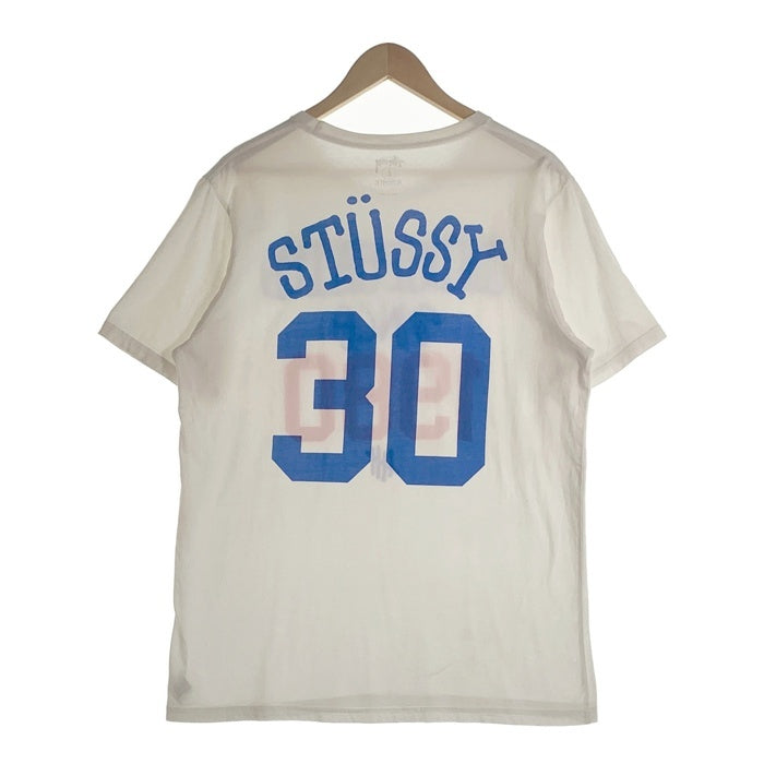 STUSSY ステューシー UNDEFEATED since 1980 アンディフィーテッド プリントTシャツ ホワイト Size L 福生店