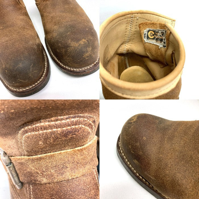 Chippewa チペワ 91070 7インチ エンジニアブーツ サンドスウェード ブラウン sizeUS10E 瑞穂店