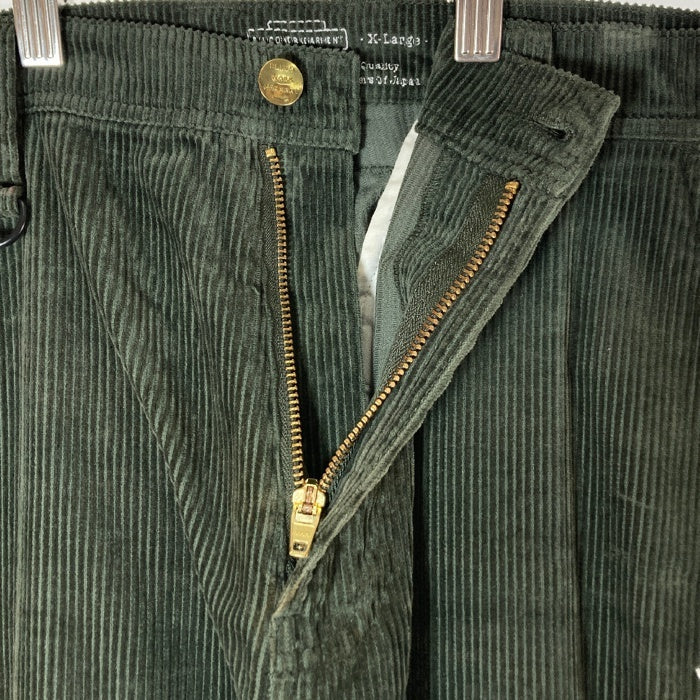 BLUCO ブルコ Corduroy Knickers Work Pants コーデュロイ ニッカーズ ワークパンツ  グリーン sizeXL 瑞穂店