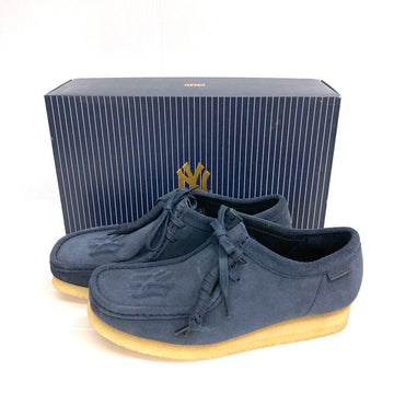 CLARKS クラークス WALLABEE ワラビー Kith キス MLB ヤンキース スウェード ダークブルー Size US 9.5 瑞穂店