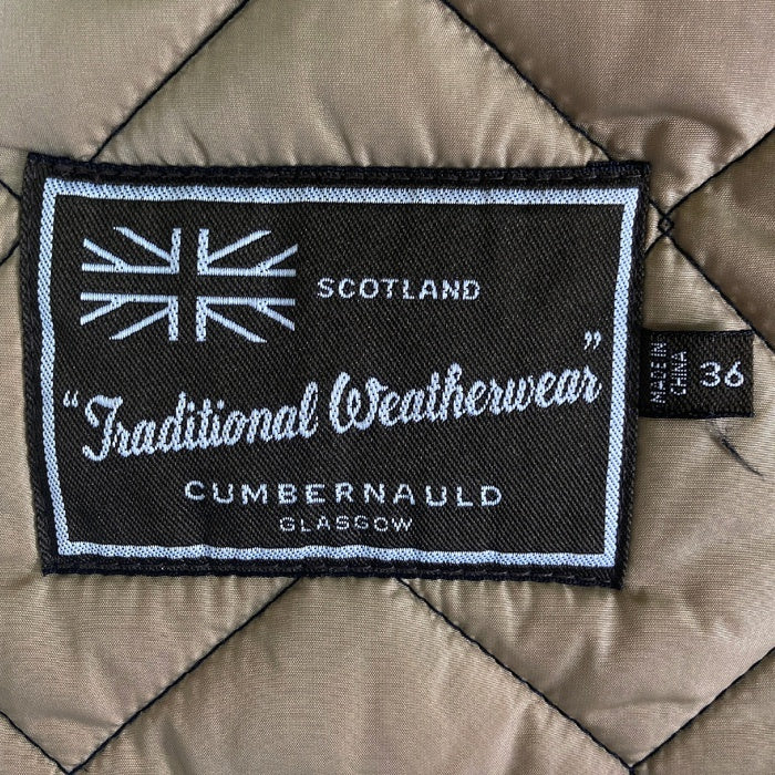 Traditional Weatherwear トラディショナルウェザーウェア ウール キルティングジャケット ブラウン size36 瑞穂店