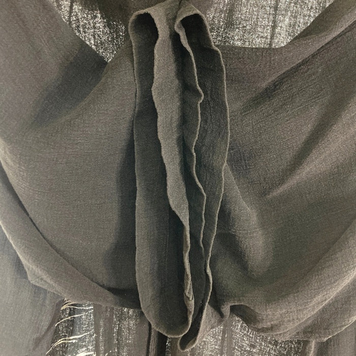 ISSEY MIYAKE イッセイミヤケ IM23-FF327 開襟シャツ ブラック sizeS 瑞穂店