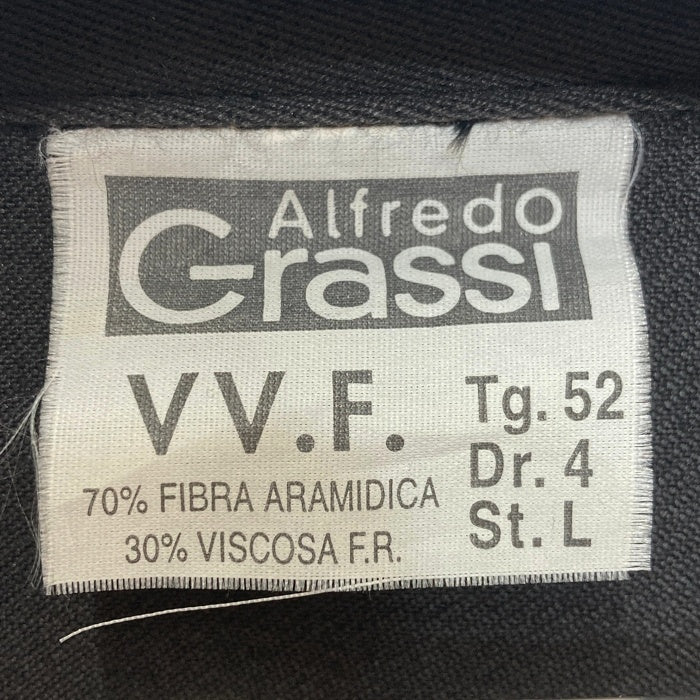 VIGILI DEL FUOCO イタリア 消防隊 ジャケット ブラック イエロー Size 52 瑞穂店