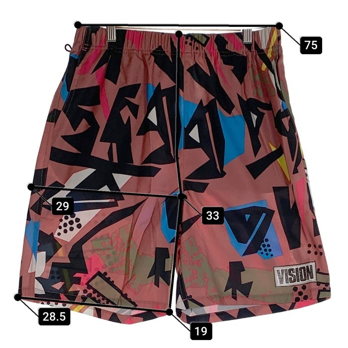 WIND AND SEA ウィンダンシー VISION ヴィジョン GRAPHIC HALF PANTS グラフィックハーフパンツ ピンク WDS-C-VISN-23-Q4-PT-03 Size L 福生店