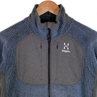 Haglofs ホグロフス High Loft Wool Jacket ハイロフトウールジャケット ブルー グレー ポーラテック 041504 Size M 福生店