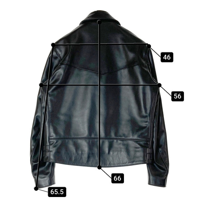Lewis Leather ルイスレザー 391T Lightning ライトニング タイトフィット 裏地タータン  ダブル ライダースジャケット ブラック size42 瑞穂店