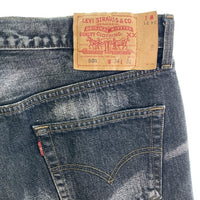 Levi's リーバイス 501XX フィリピン製 359 先染めブラック デニムパンツ ブラック size34 瑞穂店