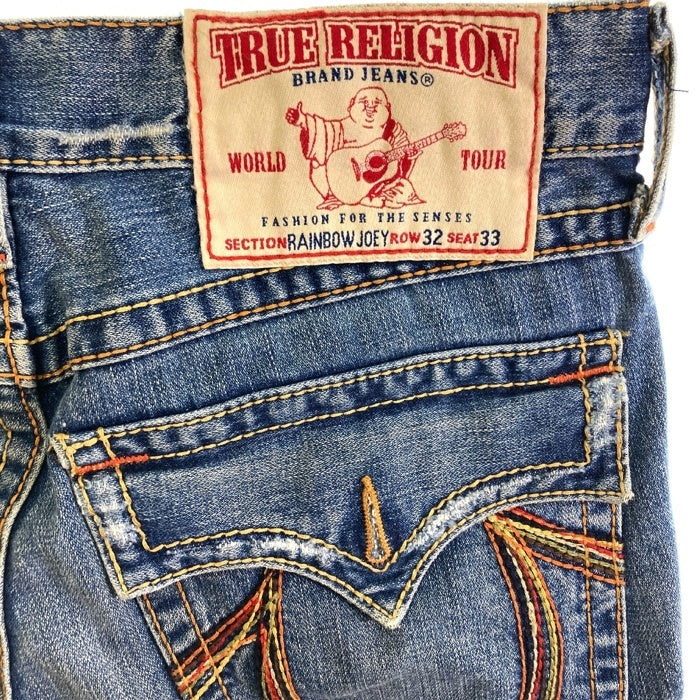 TRUE RELIGION トゥルーレリジョン RAINBOW JOEY ブーツカット デニムパンツ ライトインディゴ size32 瑞穂店