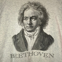 A BATHING APE アベイシングエイプ BEETHOVEN ベートーベン プリント クルーネックスウェットトレーナー オートミール size L 瑞穂店