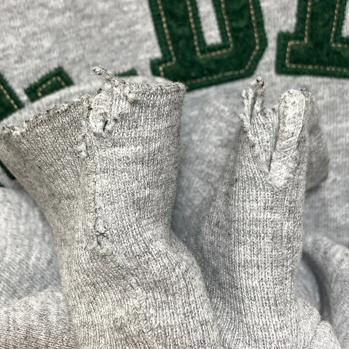 90's L.L.Bean エルエルビーン アーチロゴワッペン 前V スウェットトレーナー RUSSELLボディ USA製 グレー Size L 瑞穂店