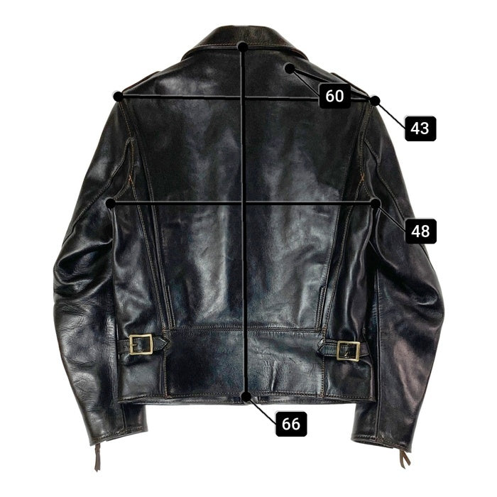 THE FLAT HEAD フラットヘッド  WRJ-53A ダブルライダース ジャケット ブラウン size36 瑞穂店