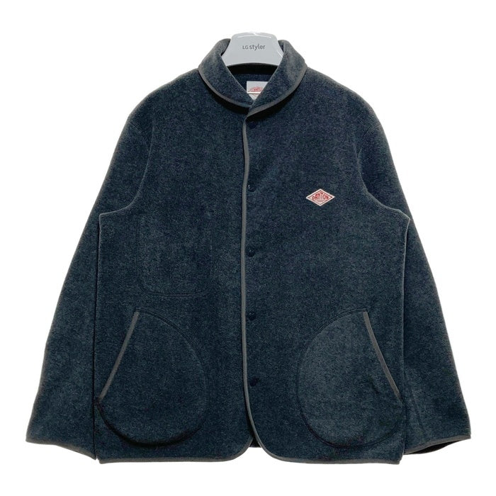 DANTON ダントン 18A-MR-001 ショールカラー フリースジャケット グレー size42 瑞穂店