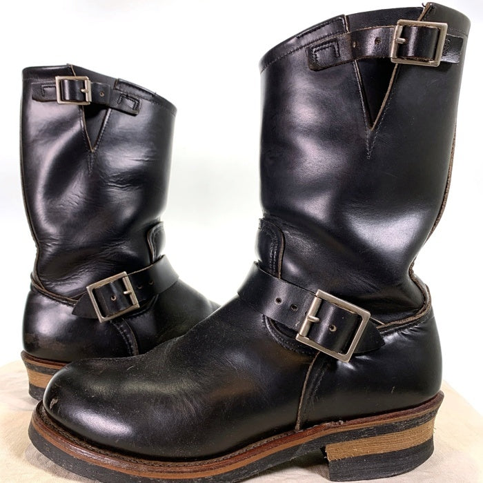 RED WING レッドウィング PT99 2268 レザーエンジニアブーツ ブラック スチールトゥ 灰芯 Size US 9D (27cm) 福生店