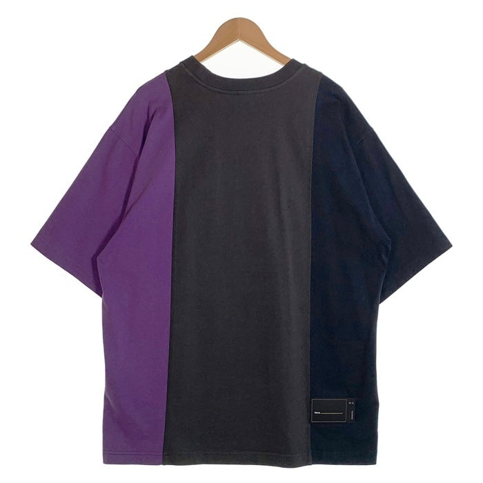 WE11DONE ウェルダン ドッキング Tシャツ プリント 刺繡 ブラック ネイビー パープル WD-TP7-20-100-U-PP Size M 福生店