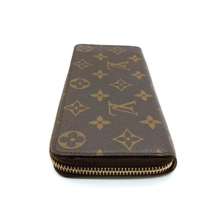 LOUIS VUITTON ルイヴィトン M61298 モノグラム ポルトフォイユ・クレマンス ローズ・バレリーヌ 長財布 ブラウン 瑞穂店