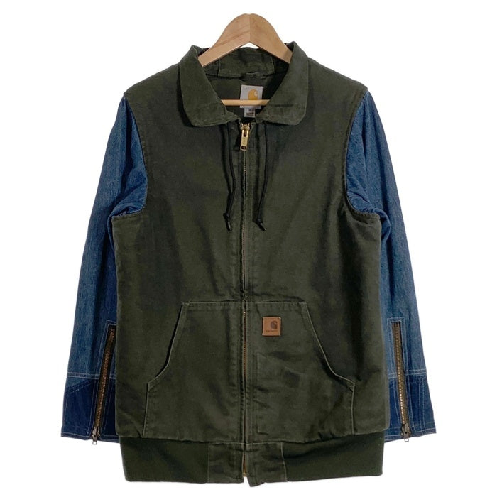 Carhartt カーハート ベストリメイク ダック デニム ジップアップジャケット モス インディゴ 100121 316 12年 Size M 福生店