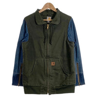 Carhartt カーハート ベストリメイク ダック デニム ジップアップジャケット モス インディゴ 100121 316 12年 Size M 福生店
