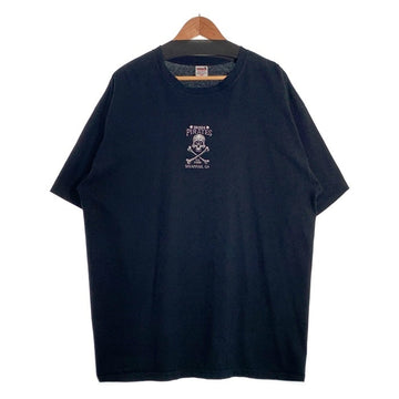 00's IRISH PIRATES FOR HIRE スカルボーン プリントTシャツ ブラック 2005コピーライト anvil Size 2XL 福生店