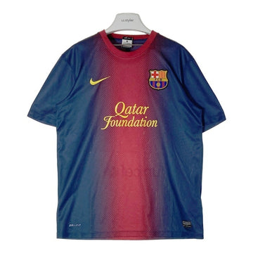 NIKE ナイキ 478325-410 12/13 FCバルセロナ ユニフォーム ホーム ユニセフ  ネイビー×レッド sizeM 瑞穂店