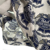 Pabst Blue Ribbon パブストブルーリボン LOSER MACHINE ルーザーマシーン 半袖 シャツ ホワイト ブルー Size M 福生店