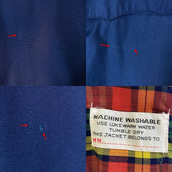 IZOD LACOSTE アイゾッド ラコステ スウィングトップ 裏地チェック ネイビー sizeL 瑞穂店