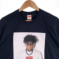 SUPREME シュプリーム 23AW NBA Young Boy Tee ヤングボーイ フォトプリントTシャツ ネイビー Size M 福生店
