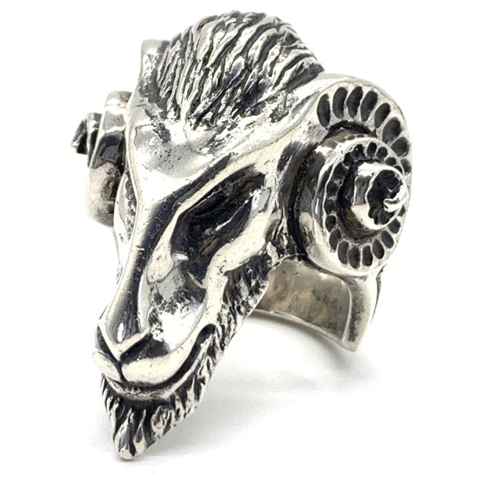 CRAZY PIG クレイジーピッグ Ancient Goat Ring エンシェントゴートリング シルバー SV925 Size 20号 福生店