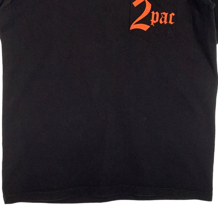 VLONE ヴィーロン 2Pac Pocket T-Shirt ツーパック プリント ポケットTシャツ ブラック Size M 福生店