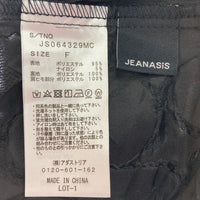 JEANASIS ジーナシス 964444 サキゾメジャガードオーバーキャミ 黒 sizeF 瑞穂店
