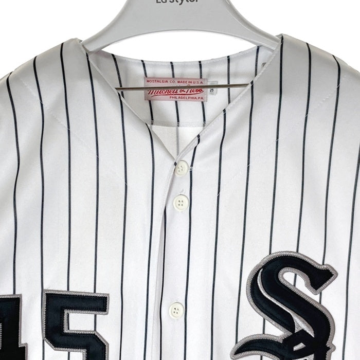 Mitchell&Ness ミッチェルアンドネス 1994 シカゴ・ホワイトソックス マイケル・ジョーダン COOPERSTOWN COLLECTION ゲームシャツ ホワイト size52 瑞穂店