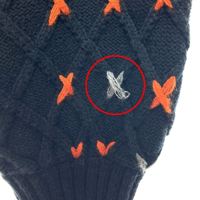 AVIREX ボトルネックスリーブ刺繍トップス ブラック SizeF 瑞穂店