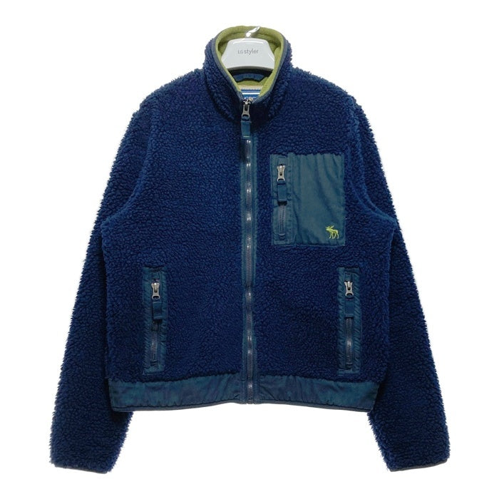 Abercrombie&Fitch アバクロンビー&フィッチ ボアフリースジャケット ネイビー Size L 瑞穂店
