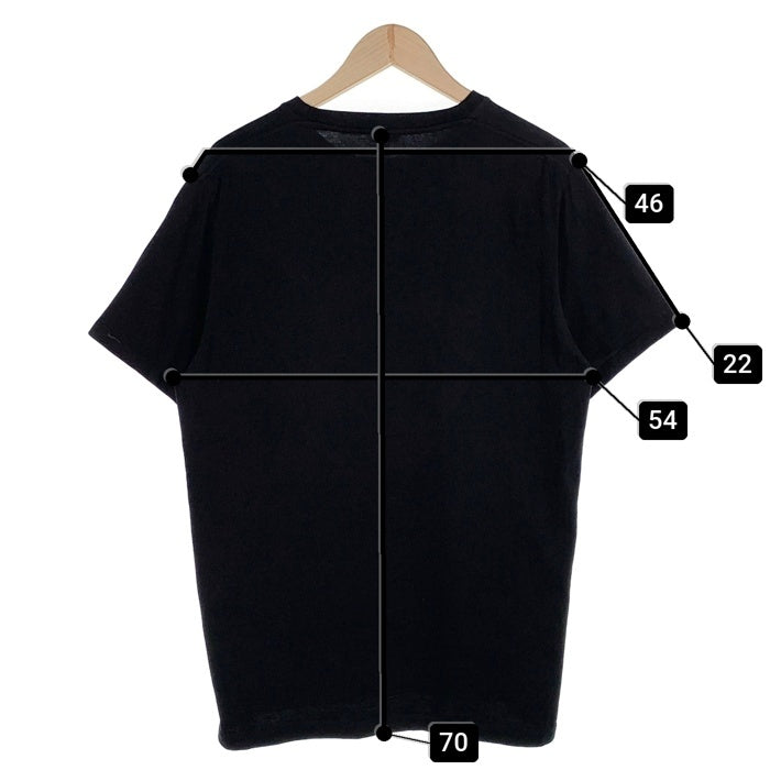 LOEWE ロエベ アナグラム ロゴ刺繡 クルーネック Tシャツ ブラック H526Y22X75 Size XL 福生店