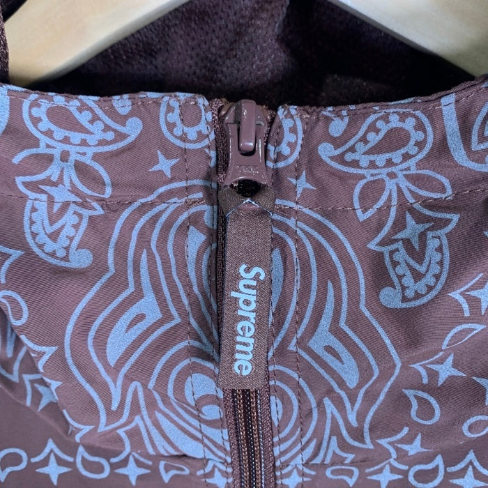 SUPREME シュプリーム 26SS Reflective Bandana Anorak リフレクティブ バンダナ アノラック フーディー パーカー ブラウン Size XL 福生店