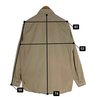 50’s HERCULES ヘラクレス マチ付き ワークシャツ カーキ Size M 相当 福生店