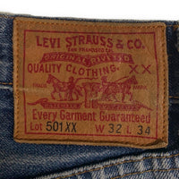 LEVI'S VINTAGE CLOTHING リーバイス ヴィンテージ クロージング 501XX 復刻 デニムパンツ ライトブルー 47501-0117 USA製 Size W32 L34 福生店