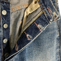 90's DENIME ドゥニーム ボタンフライ 赤耳 セルビッチ デニムパンツ ライトブルー D-HG1118 Size W33 福生店