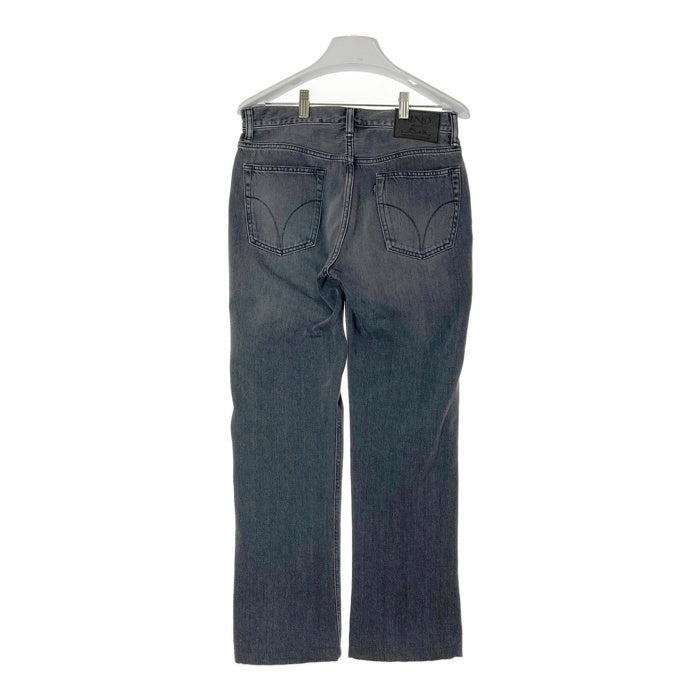 HYSTERIC GLAMOUR ヒステリックグラマー 23AW 01233AP01 GUITAR GIRL ギターガール センタースリット デニムパンツ ブラック size28 瑞穂店