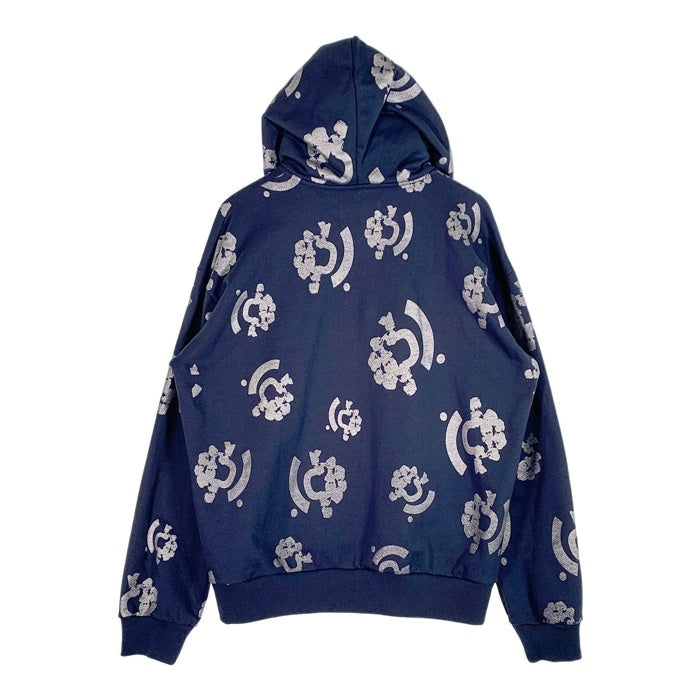 DENIM TEARS デニムティアーズ 24AW Bstroy Zip Hoodie ジップアップ スウェットパーカー ブルー Size XL 福生店