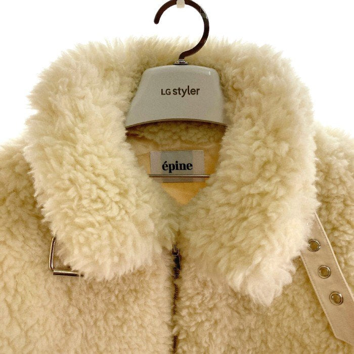 epine エピヌ sheep mouton coat ボア シープマウンテンコート ホワイト size- 瑞穂店