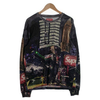 SUPREME シュプリーム 25SS Skyline Sequin L/S Top Night ロンT ロングスリーブ 長袖 Tシャツ ブラック Size S 福生店